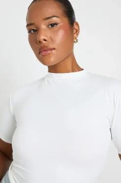 T-shirt Seconde Peau Col Rond Grande Taille Pour Tous Les Jours
