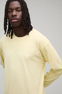 T-shirt Sport Homme À Manches Longues Brodé Et Délavé Regular Man