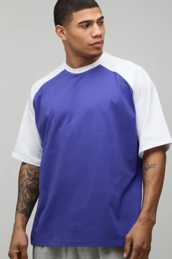 T-shirt Surdimensionné À Manches Raglan Courtes
