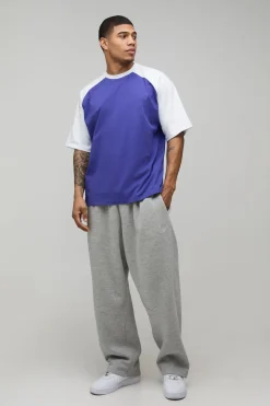 T-shirt Surdimensionné À Manches Raglan Courtes