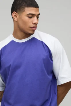 T-shirt Surdimensionné À Manches Raglan Courtes