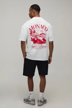 T-shirt Surdimensionné Monaco Racing