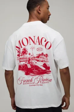 T-shirt Surdimensionné Monaco Racing