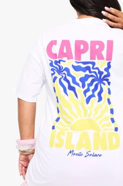 T-shirt surdimensionné Plus Capri
