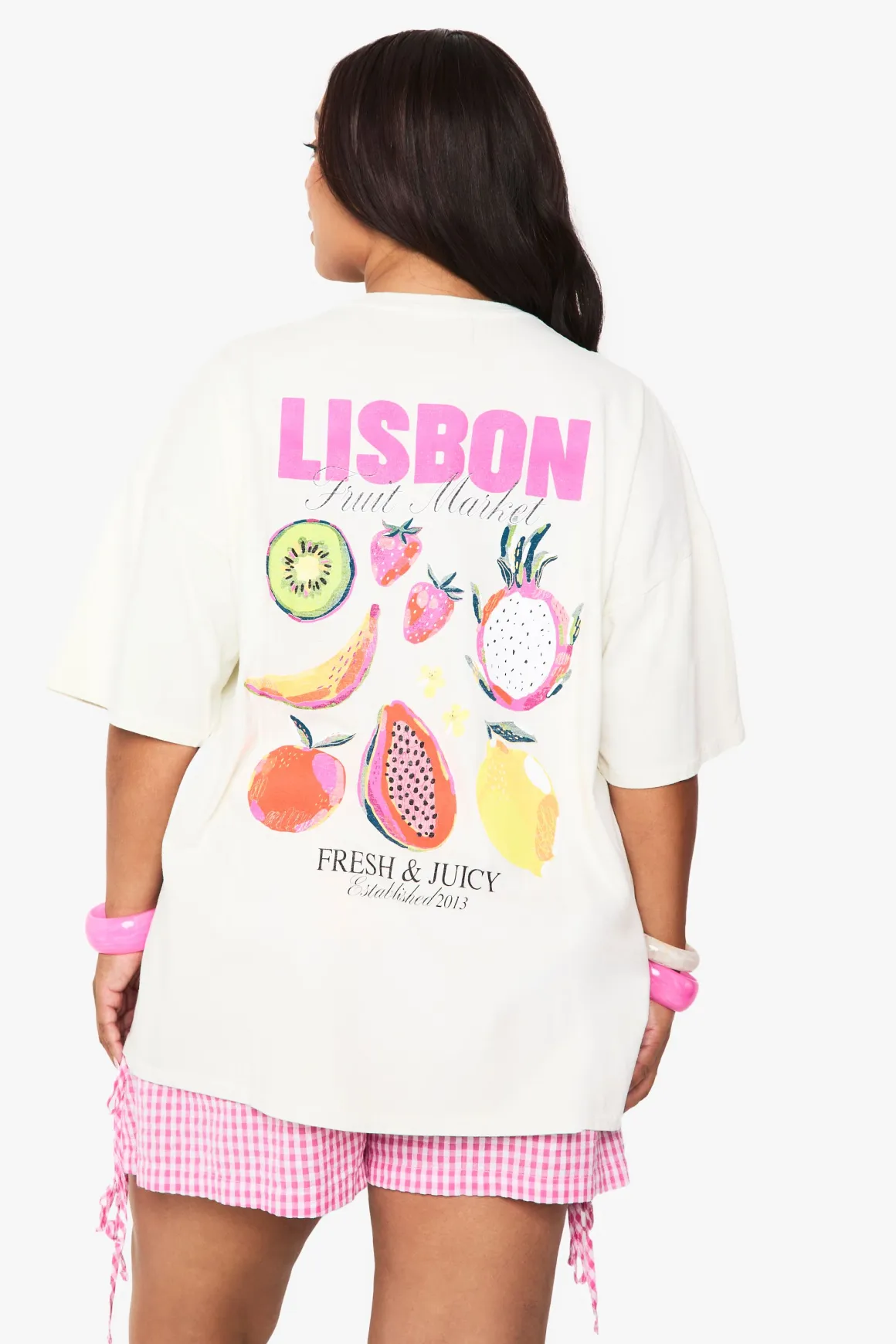 T-SHIRT SURDIMENSIONNÉ PLUS LISBON FRUIT