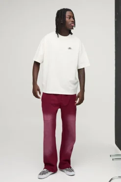 T-Shirt Surdimensionné Poids Lourd avec Slogan Rodéo