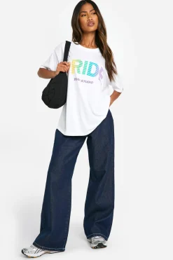 T-shirt surdimensionné Pride Disco Cherry