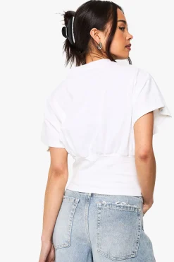 T-shirt à taille cintrée