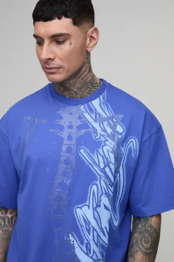 T-shirt Tall Afterlight À Manches Courtes Imprimé Phosphorescent Tonal
