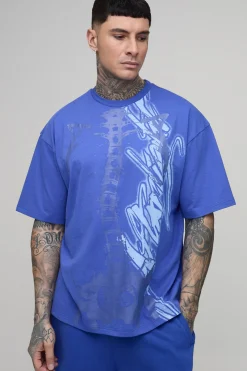 T-shirt Tall Afterlight À Manches Courtes Imprimé Phosphorescent Tonal