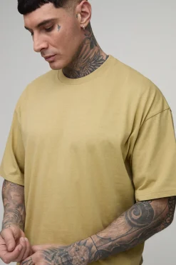 T-shirt Tall Basique Oversize Coupe Boxy Col Rond