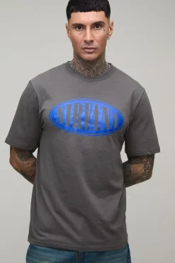 T-shirt Tall Coupe Regular Imprimé Licence Nirvana