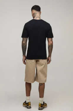 boohooMAN T-shirt Tall Coupe Regular Imprimé Sous Licence Panic At The Disco<Homme Tout Afficher|Tout Afficher