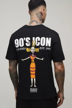 T-shirt Tall Coupe Regular À Imprimé Licence Rugrats Cynthia