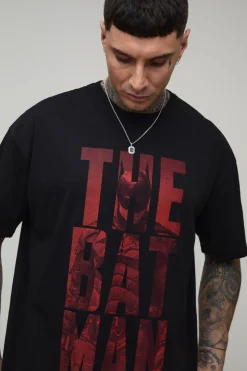 T-shirt Tall Imprimé Licence Batman Surdimensionné