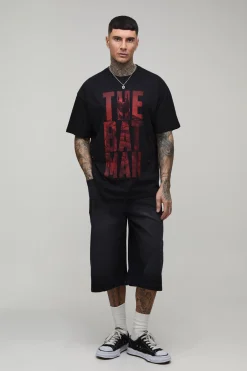 T-shirt Tall Imprimé Licence Batman Surdimensionné