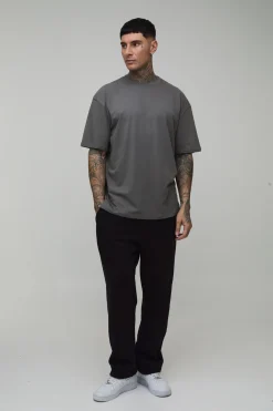 boohooMAN T-shirt Tall Oversized Dove avec Imprimé Dos Worldwide<Homme Tout Afficher|Tout Afficher