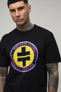 boohooMAN T-shirt Tall Regular Avec Imprimé Sous Licence Take That Never Forget<Homme Tout Afficher|Tout Afficher