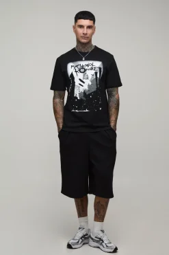 boohooMAN T-shirt Tall Regular Imprimé Sous Licence My Chemical Romance Black Parade<Homme Tout Afficher|Tout Afficher