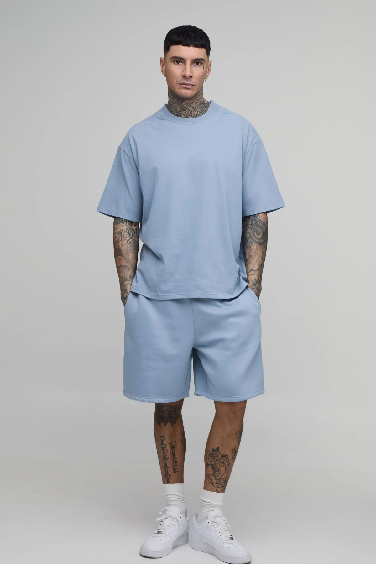 boohooMAN T-shirt Tall Surdimensionné Super Lourd Toucher Doux<Homme Tout Afficher|Tout Afficher