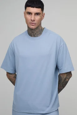 boohooMAN T-shirt Tall Surdimensionné Super Lourd Toucher Doux<Homme Tout Afficher|Tout Afficher