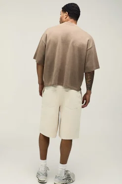 T-shirt Tricoté Jacquard Renaissance Coupe Ample Et Boxy Oversize