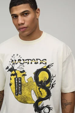 T-shirt Wu-Tang Imprimé Licence Oversize