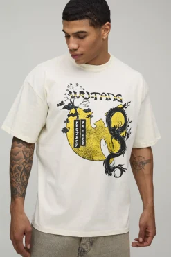 T-shirt Wu-Tang Imprimé Licence Oversize