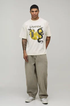 T-shirt Wu-Tang Imprimé Licence Oversize