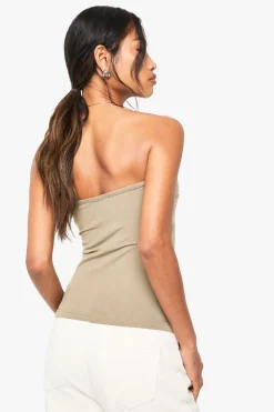 boohoo Twist Front Bandeau Top<Femme Tops