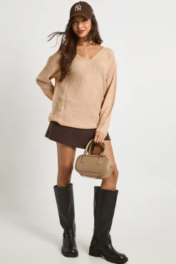 V Col Pull-over Oversized