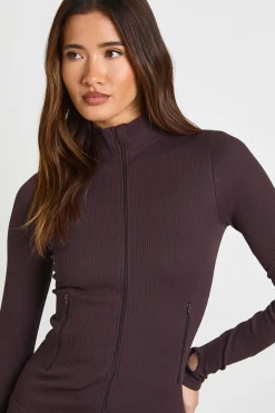 Veste Active Zippée à Côtes Contour