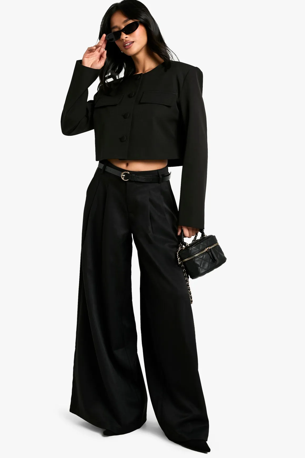 Veste Ajustée Courte À Coupe Boxy Petite Taille