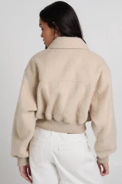 Veste Aspect Laine Avec Détails De Poches
