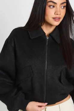 Veste Aspect Laine Avec Détails De Poches