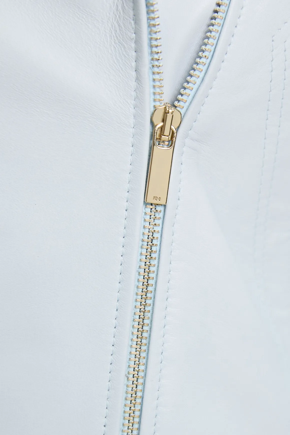 Veste Biker En Cuir Raccourcie