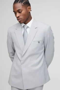 boohooMAN Veste blazer boxy à coupe décontractée<Homme Costumes Et Tenues Formelles