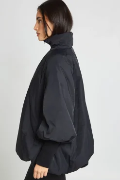 Veste Bomber Avec Détail De Manches Côtelées