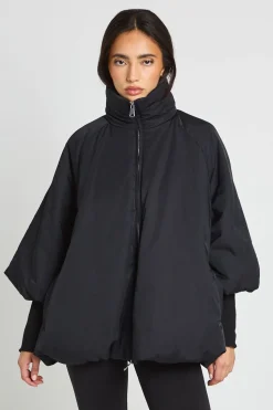 Veste Bomber Avec Détail De Manches Côtelées
