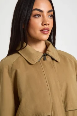 Veste Bomber À Col Cheminée