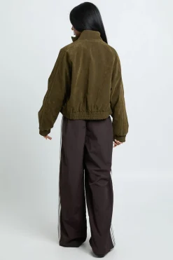 boohoo Veste Bomber Col Montant En Synthétique<Femme Vestes & Manteaux