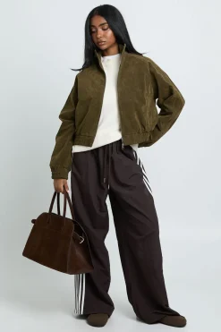 boohoo Veste Bomber Col Montant En Synthétique<Femme Vestes & Manteaux