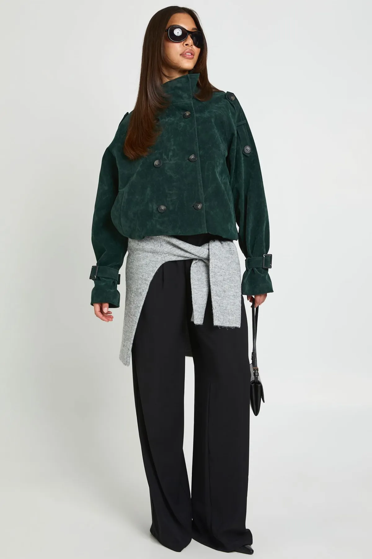 boohoo Veste Bomber Col Montant En Synthétique<Femme Vestes & Manteaux