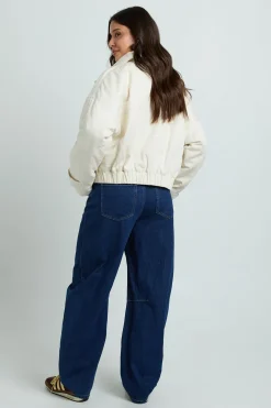 Veste Bomber À Double Boutonnage