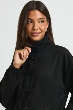 boohoo Veste Bomber Détaillée À Brandebourgs<Femme Vestes & Manteaux|Bombers