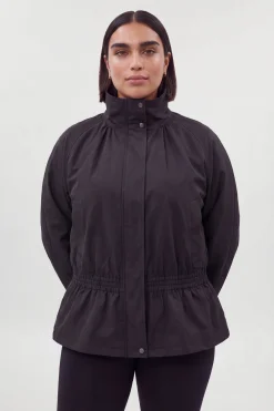 KarenMillen Veste Bomber Grande Taille Col Montant À Carreaux Mélangés Style Trench<Femme Vestes & Manteaux|Bombers