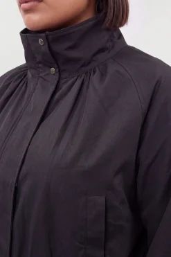 KarenMillen Veste Bomber Grande Taille Col Montant À Carreaux Mélangés Style Trench<Femme Vestes & Manteaux|Bombers