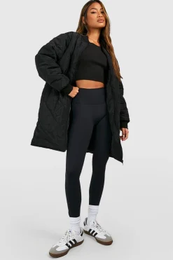 Veste bomber matelassée longue