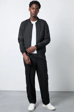 Veste Bomber Noire Élégante