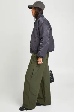 boohoo Veste Bomber Oversize À Col<Femme Vestes & Manteaux|Bombers